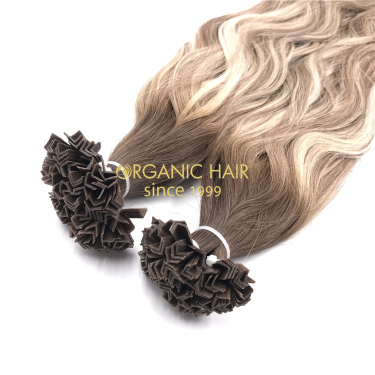 Human keratin vtip hair extensions and hot sale X246